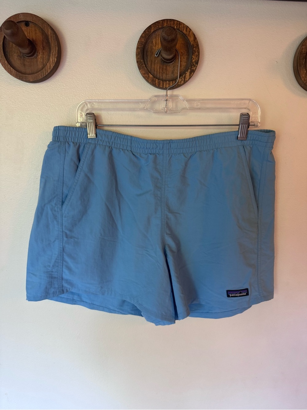 Patagonia Men's Sky Blue Elastic Swim Trunks size large